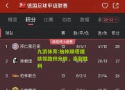 九游体育:柏林赫塔继续领跑积分榜，豪取胜利